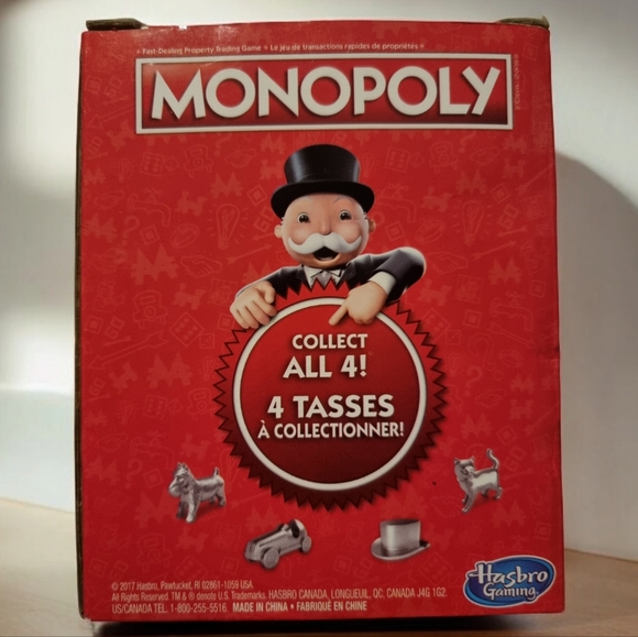 🆕️ Hasbro Gaming Monopoly Toys R Us Car Token Frosted Mug - Picture 4 of 4